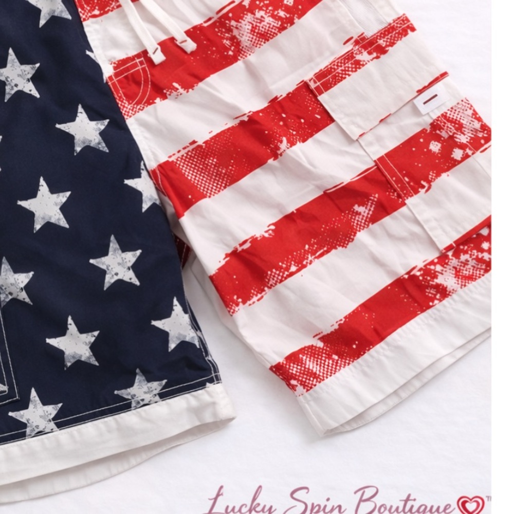 𝓐𝓶𝓮𝓻𝓲𝓬𝓪𝓷 𝓢𝓾𝓶𝓶𝓮𝓻 𝓢𝓽𝓪𝓽𝓮𝓶𝓮𝓷𝓽 𝓢𝔀𝓲𝓶 𝓢𝓱𝓸𝓻𝓽𝓼 𝓜𝓮𝓷’𝓼 𝓜 𝓕𝓵𝓪𝓰 𝓟𝓻𝓲𝓷𝓽 𝓑𝓸𝓵𝓭 𝓡𝓮𝓭 𝓦𝓱𝓲𝓽𝓮 𝓑𝓵𝓾𝓮 🧚✨ - Picture 3 of 5